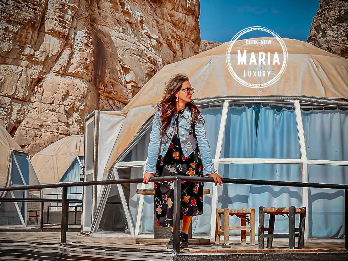 Rum Maria Luxury Camp & Bubble Rooms Wadi Rum Exterior foto