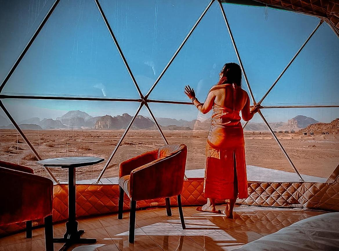 Rum Maria Luxury Camp & Bubble Rooms Wadi Rum Exterior foto