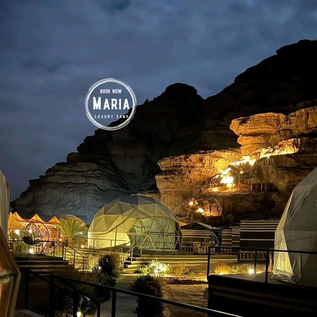 Rum Maria Luxury Camp & Bubble Rooms Wadi Rum Exterior foto