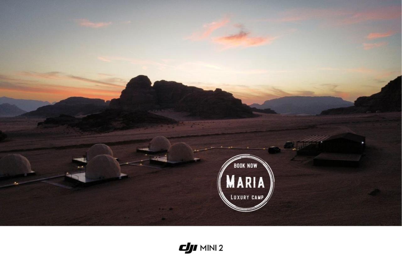 Rum Maria Luxury Camp & Bubble Rooms Wadi Rum Exterior foto
