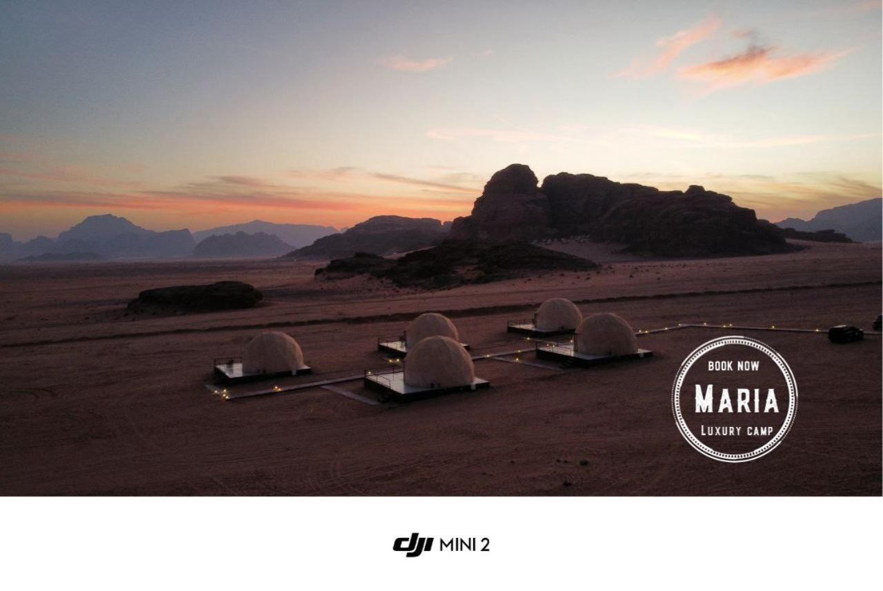 Rum Maria Luxury Camp & Bubble Rooms Wadi Rum Exterior foto