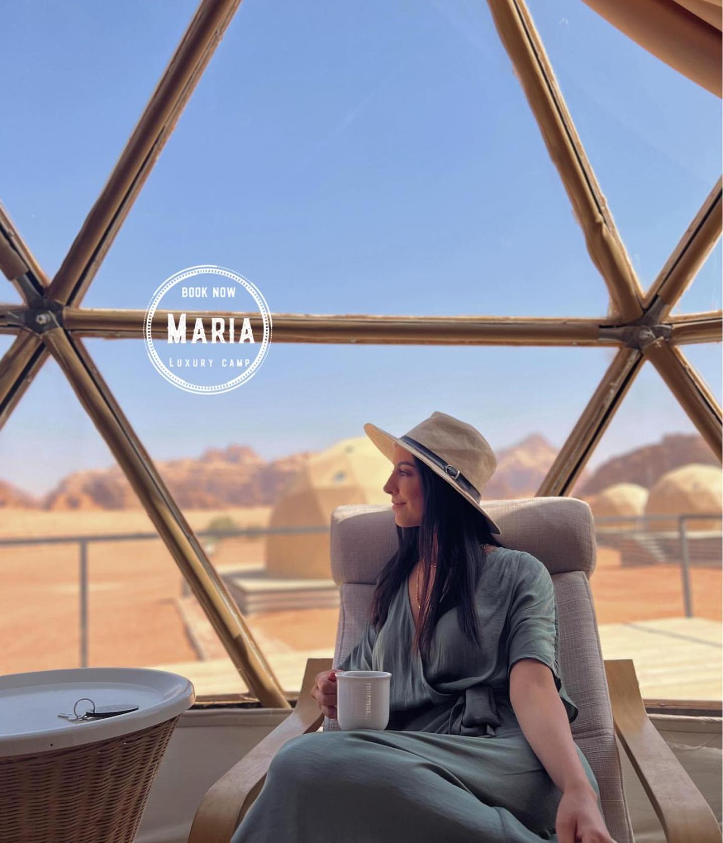 Rum Maria Luxury Camp & Bubble Rooms Wadi Rum Exterior foto