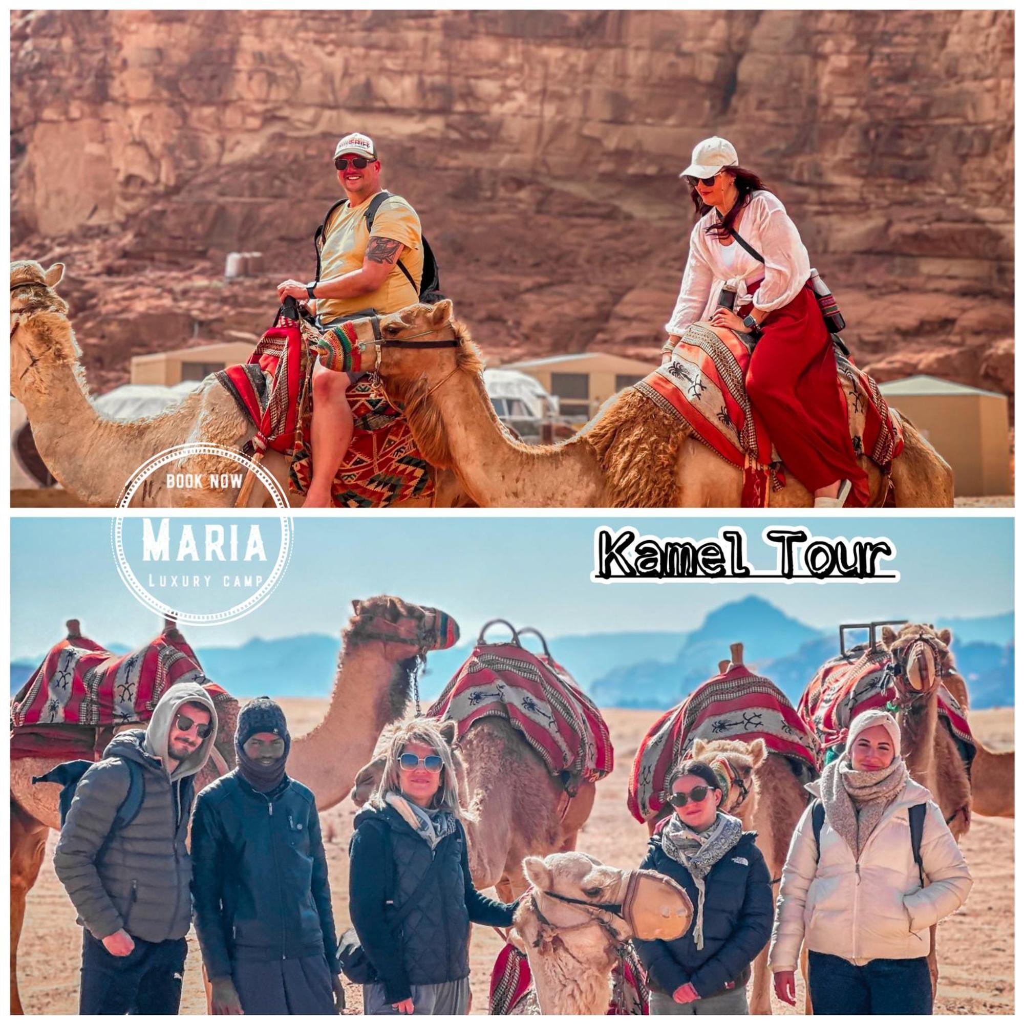 Rum Maria Luxury Camp & Bubble Rooms Wadi Rum Exterior foto
